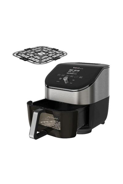 Instant Pot Friteuza cu aer cald fara ulei Instant Vortex Plus 6 Clear Cook+Odor Erase, Ecran digital