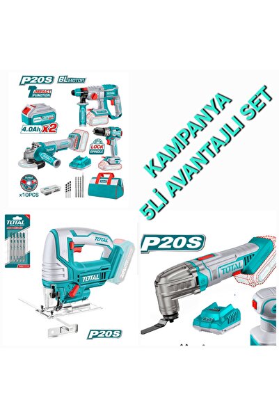 TOTAL AVANTAJLI 5Lİ AKÜLÜ SET KAMPANSI