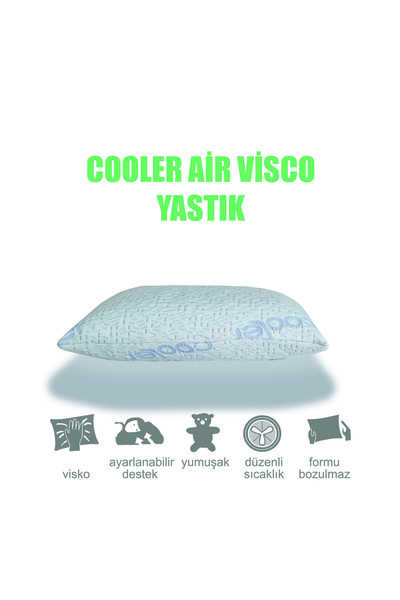Lateksan Cooler Yastık | Nefes Alabilir Hafızalı Klimalı Yastık
