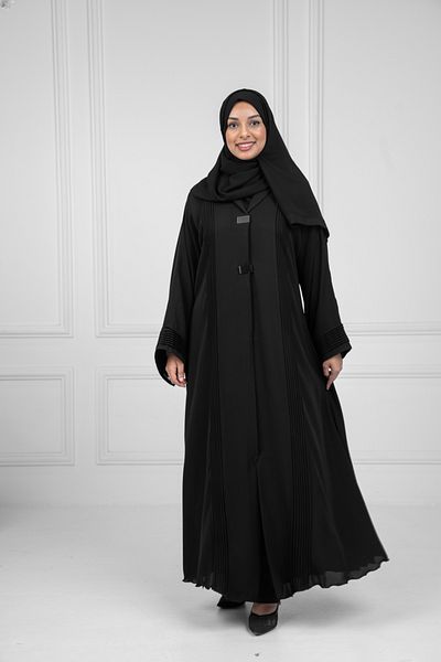 LAVİNİA عبايه نسائية من لافينيا ربع كلوش مع قماش سراميك ممتاز