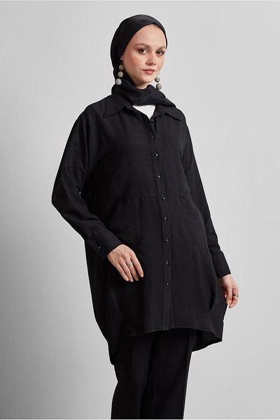Alvina Shirt Collar Tunic 45325