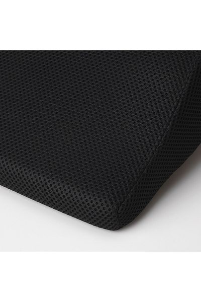 IKEA BORTBERG Lumbar cushion, black, 31 x 23 cm