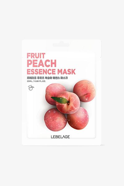 LEBELAGE Brightening Moisturizing Paper Mask with Peach Extract Fruit Peach Mask