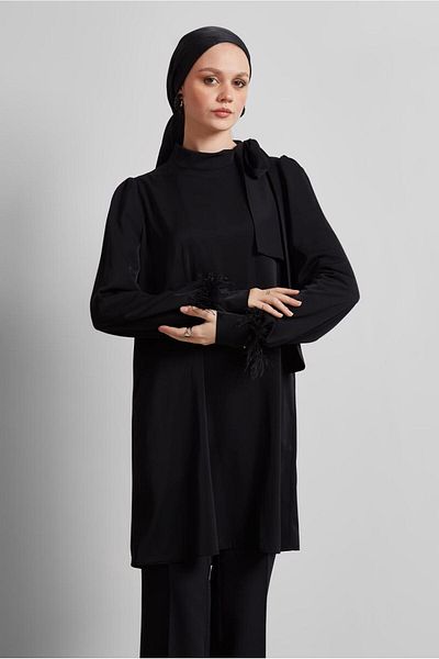 Alvina Feather Detail Tunic 45324