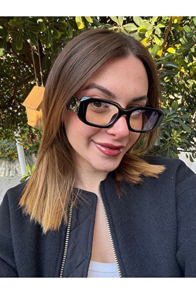 Melinora Luna Oversize Kalın Çerçeve Optik Uyumlu Blue Block Mavi Işık Koruyu...