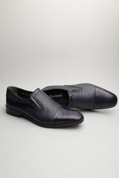 Gondol Men's Genuine Leather Classic Laci Croco 41 Ttx.146