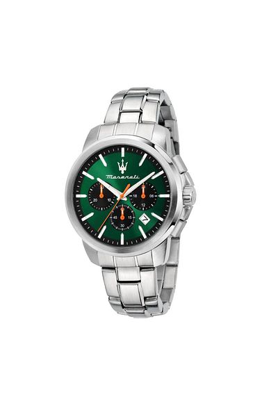 Maserati R 8873621043   Steel Cord Steel Case 5 Atm Water Resistant Metallic Color Men Wrist Watch