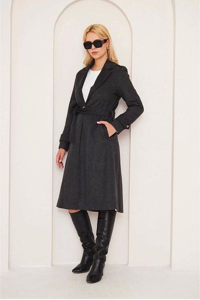 KAZAX LONG STRAIGHT CASH COAT