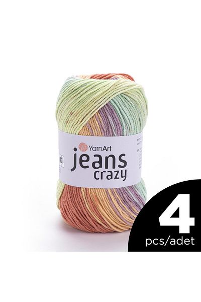 Yarnart Ebrüllü Jeans 8202 Model - Set of 4