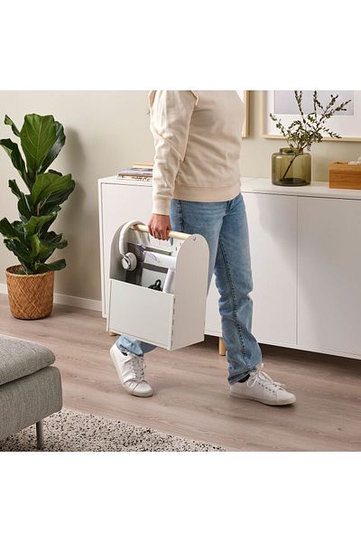 IKEA VATTENKAR Desk organiser, white, 33 x 21 x 43 cm