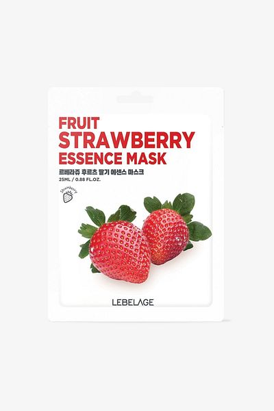 LEBELAGE Strawberry Essence Mask - Lebelage Kiwi Essential Grape Mask