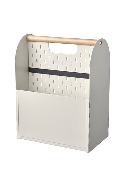 IKEA VATTENKAR Desk organiser, white, 33 x 21 x 43 cm