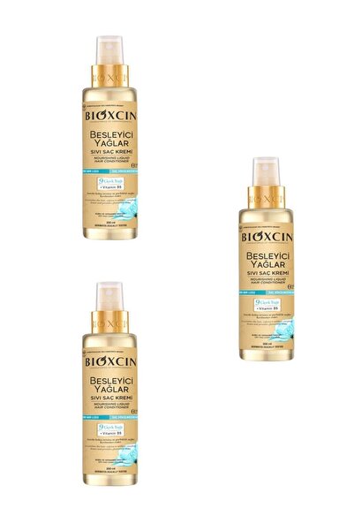 Bioxcin Nourishing Oils Liquid Conditioner 200 ml X 3 Pieces