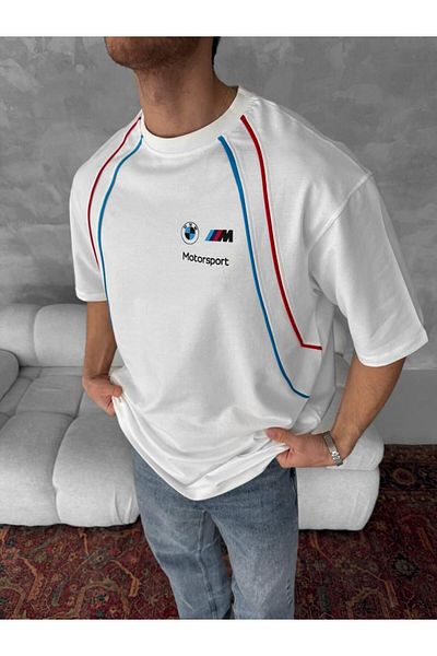 KUN SPORTSWEAR Unisex Oversize Motosport Bias T-Shirt