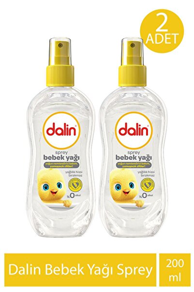 Dalin Bebek Yağı Sprey 200 ml 2 Adet