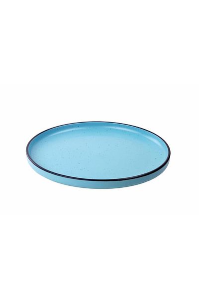 Heinner Heinner ELECTRA HR-WDF-A27 Dinner Plate, Ceramic, 27 cm (Blue/Black)