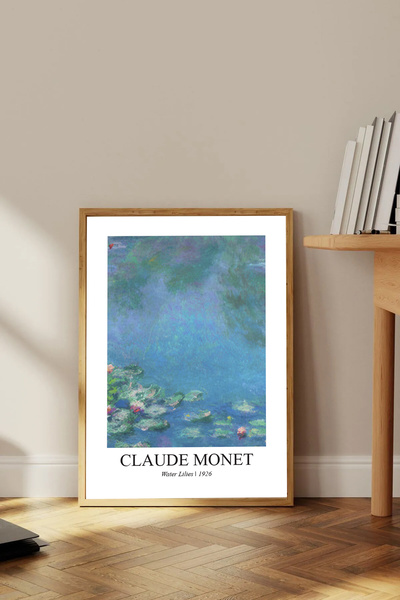 Dekorsiahome قطعة واحدة من اللوحات ذات الإطار الخشبي Claudeclaudemonettk0019