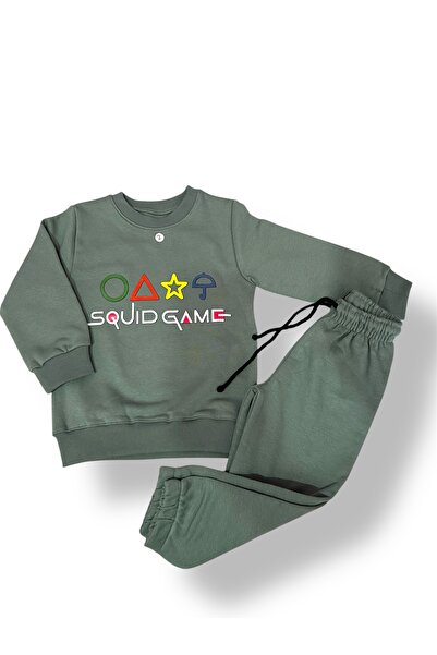 MUGAKİDS Squıd Game Baskılı Eşofman Takım