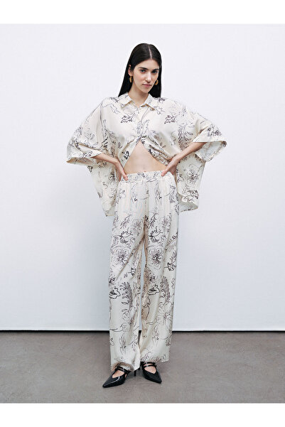 Nocturne Patterned Jacquard Trousers