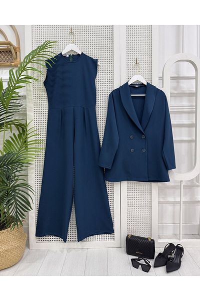 onix Livoni Jacketed Jumpsuit Suit Petrol