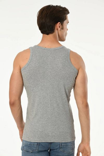 Mfö Life İç Giyim 10 Pieces Strappy Ribbed Woven Classic Men's Athlete 1St Quality Made from 100% Cotton Yarns.