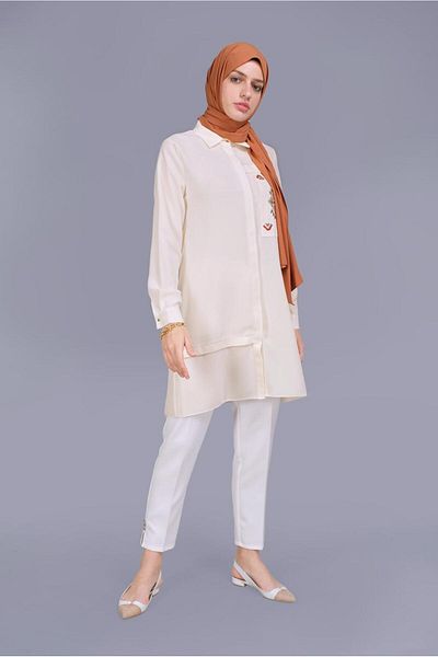 Alvina Sequin Embroidered Tunic 41529