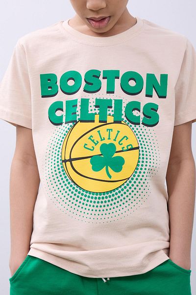 Perendi Boy's Team Basketball Printed - Summer Sports Combination Stone Χρώμα