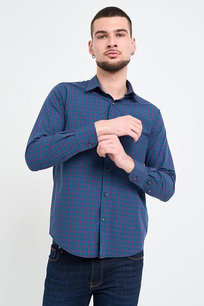 Lee Cooper Men's shirt with small checkered pattern