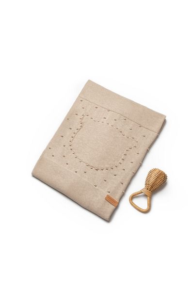 BabyCosy Organic Wear Paturica cu ursulet pentru nou nascut, 100% bumbac organic, TeddyBear, BabyCosy, maro