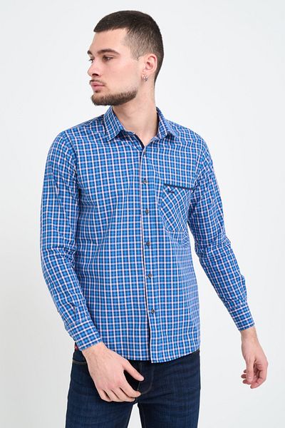 Lee Cooper Camasa barbat cu model in carouri si buzunar