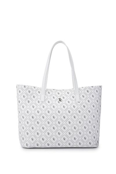 Tamer Tanca Women's Vegan White Shoulder Bag