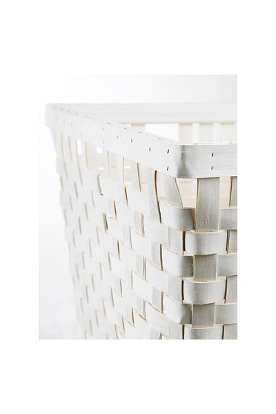 IKEA KNARRA Basket, white, 38 x 29 x 16 cm