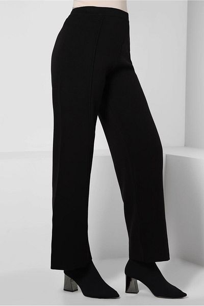 Alvina Pantaloni din tricotaj cu talie elastică 70607
