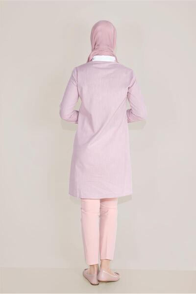 Alvina 40596 Model Embroidery Detailed Cotton Tunic