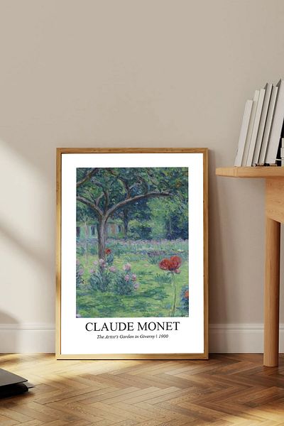 Dekorsiahome Единична декоративна картина в дървена рамка ClaudeMonetTK0009