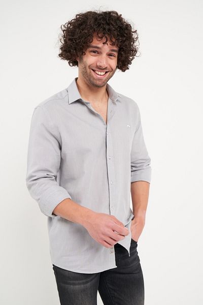 Timeout Regular men's shirt in solid color