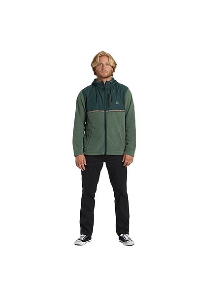 BİLLABONG Billabong Boundary Lite Zip Men's Green Fleece Jacket