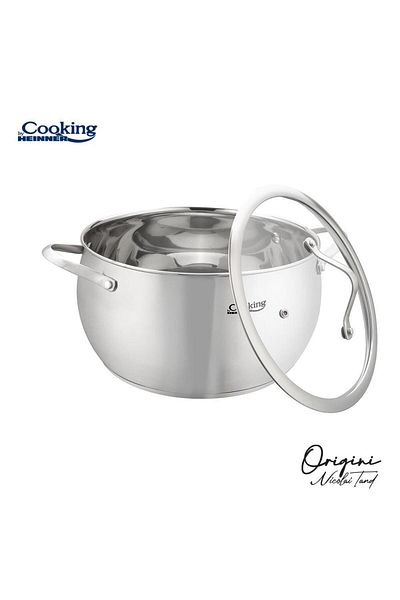 Heinner Stainless steel semi-pot Heinner HR-RW-T06, NICOLAI TAND, 24 x 13.5 cm, 6 L