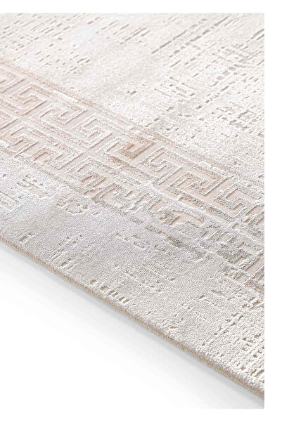 GÜMÜŞSUYU Black&Brown 11298 Doğal İplik Dikdörtgen Makine Halısı 160x230 - Kahverengi