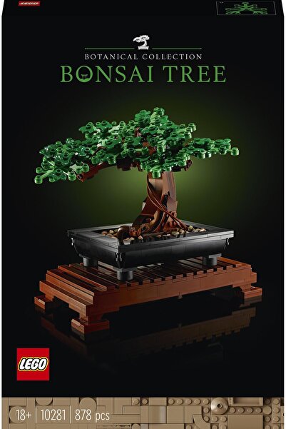 LEGO ® Botanicals Bonsai Ağacı 10281 - Yetişkinler için Sergilenebilir Model Yapım Seti (878Parça)