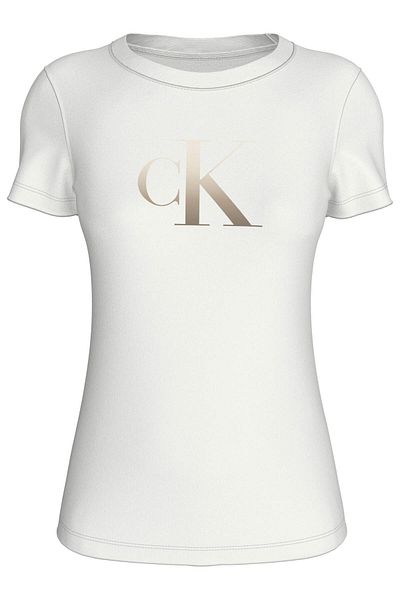 Calvin Klein Cotton Slim Fit Crew Neck t Shirt - Logo Printed J20J 224982 Yaf