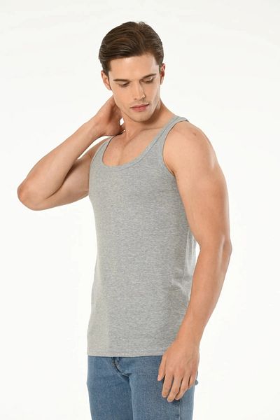 Mfö Life İç Giyim 6 Pieces Strappy Ribbed Woven Rambo Men's Athlete 1St Quality Made from 100% Cotton Yarns.