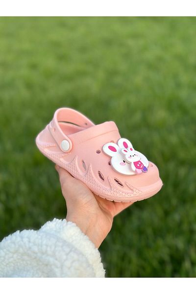Bold Boutique Children's Slippers with Movable Figures, Non-Slip Sole, Sea Beach Pool Slippers