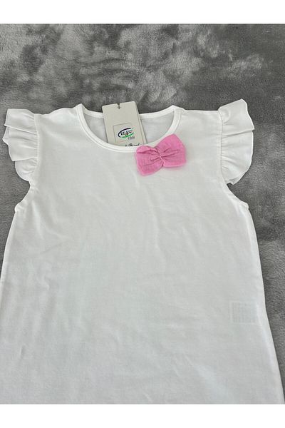 NEWKİDS 1-6 Years Old Skirted Muslin Fabric Girl's Suit