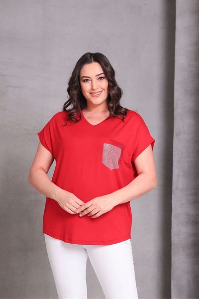 aytemas Pocket Stone Printed Blouse