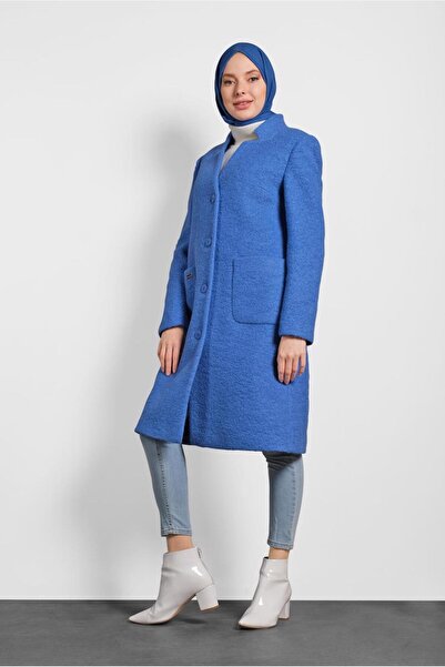Alvina Пальто з ґудзиками - кишені з деталями 90035