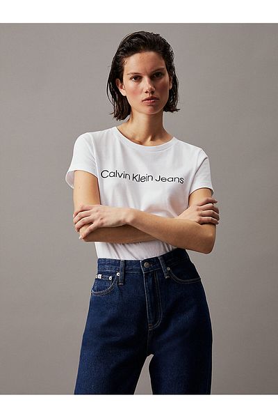 Calvin Klein Dámské tenké tričko s institucionálním logem