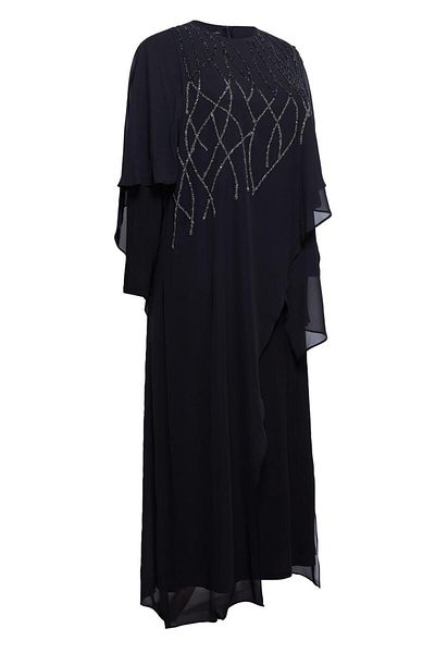 Alvina Φόρεμα με μανδύα σιφόν Plus Size - 20506