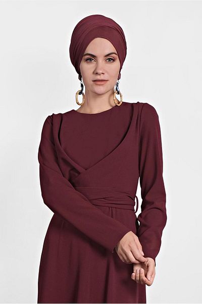 Alvina 40199 Model Cross Tie Dress
