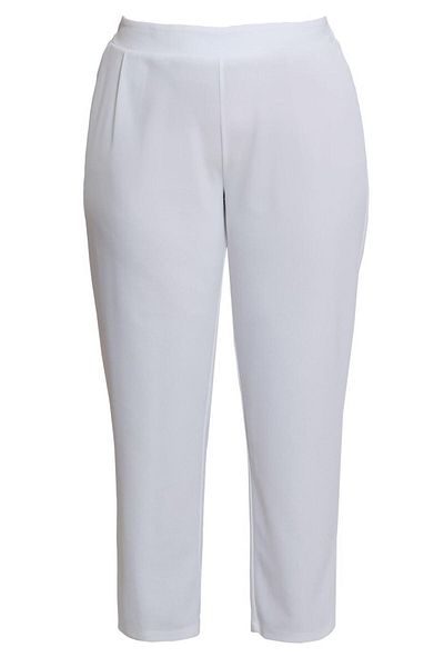 Alvina Plus Size Elastic Waist Trousers - 70611